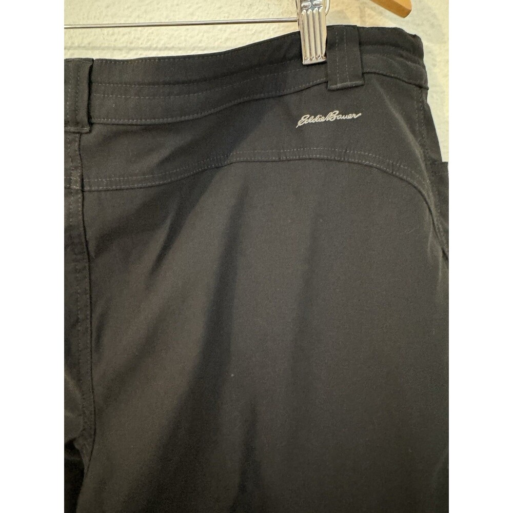 Eddie Bauer Pants Women's Size 14 Black Rainier Capri Hiking Trail Gorpcore EUC - Picture 5 of 8